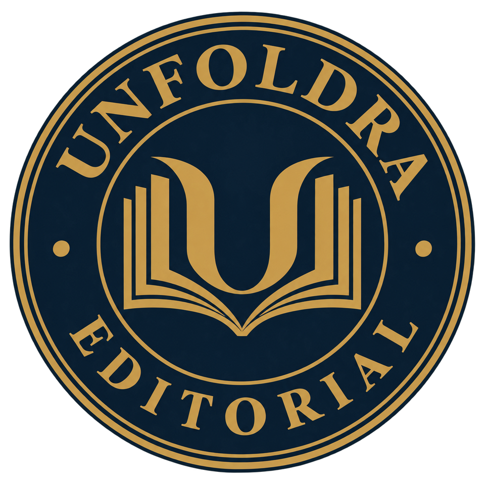 UNFOLDRA EDITORIAL brand seal